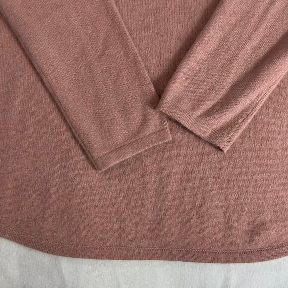 Charter Club Cashmere Women's XL Cold-Shoulder Long Sleeve Sweater Pink - Picture 4 of 8